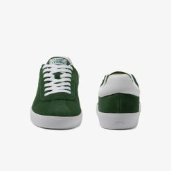 Sneakers | LACOSTE Sneakers Baseshot Homme En Cuir Velours