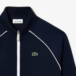 Vetements Garcon | LACOSTE Sweatshirt Zippe Avec Details Contrastes