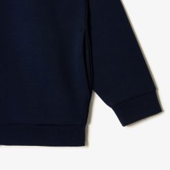 Vetements Garcon | LACOSTE Sweatshirt Zippe Avec Details Contrastes