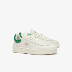 Sneakers | LACOSTE Sneakers Baseshot Premium Femme En Cuir