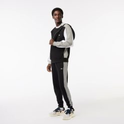 Sweatshirts | LACOSTE Sweatshirt Jogger Color-Block En Molleton Gratte