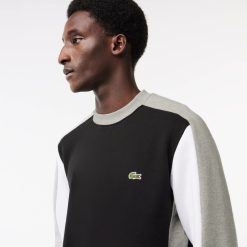 Sweatshirts | LACOSTE Sweatshirt Jogger Color-Block En Molleton Gratte