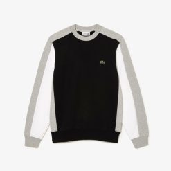 Sweatshirts | LACOSTE Sweatshirt Jogger Color-Block En Molleton Gratte