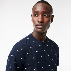 Sous-Vetements & Vetements D'Interieur | LACOSTE T-Shirt De Pyjama Avec Imprime Crocodile