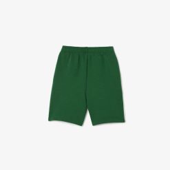 Vetements Fille | LACOSTE Short En Interlock Avec Bandes Contrastees