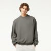 Sweatshirts | LACOSTE Sweatshirt Brode Oversize En Coton