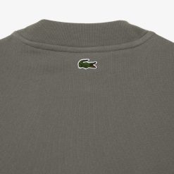 Sweatshirts | LACOSTE Sweatshirt Brode Oversize En Coton