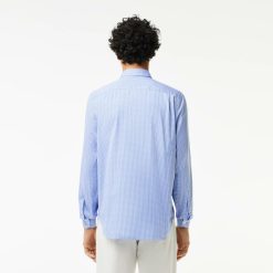 Chemises | LACOSTE Chemise Regular Fit En Coton Premium A Carreaux