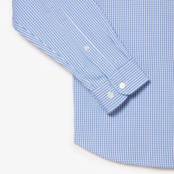 Chemises | LACOSTE Chemise Regular Fit En Coton Premium A Carreaux