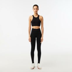 Brassieres & Leggings | LACOSTE Legging Fuseau Femme Lacoste En Polyamide Recycle