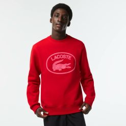 Sweatshirts | LACOSTE Sweatshirt Homme Relaxed Fit Lacoste En Coton Biologique