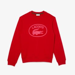 Sweatshirts | LACOSTE Sweatshirt Homme Relaxed Fit Lacoste En Coton Biologique