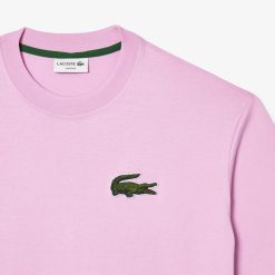 T-Shirts | LACOSTE T-Shirt Unie Loose Fit Avec Grand Crocodile Coton Epais