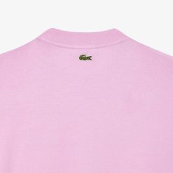 T-Shirts | LACOSTE T-Shirt Unie Loose Fit Avec Grand Crocodile Coton Epais