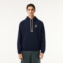 Sweatshirts | LACOSTE Sweatshirt A Capuche En Molleton Avec Badge Heritage