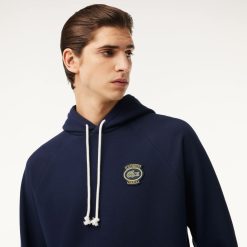 Sweatshirts | LACOSTE Sweatshirt A Capuche En Molleton Avec Badge Heritage