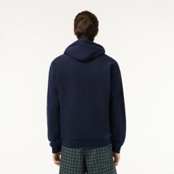 Sweatshirts | LACOSTE Sweatshirt A Capuche En Molleton Avec Badge Heritage