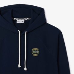 Sweatshirts | LACOSTE Sweatshirt A Capuche En Molleton Avec Badge Heritage