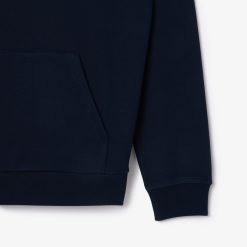 Sweatshirts | LACOSTE Sweatshirt A Capuche En Molleton Avec Badge Heritage