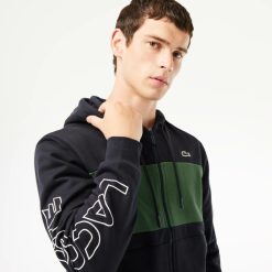 Sweatshirts | LACOSTE Sweatshirt Color-Block Zippe Jogger A Capuche