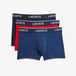 Sous-Vetements & Vetements D'Interieur | LACOSTE Lot De 3 Boxers Courts Casual Unis