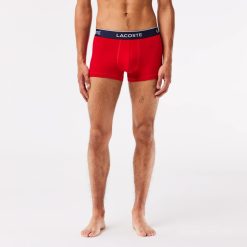 Sous-Vetements & Vetements D'Interieur | LACOSTE Lot De 3 Boxers Courts Casual Unis