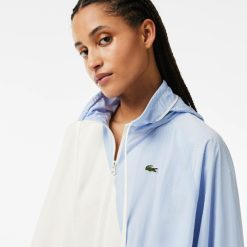 Manteaux & Vestes | LACOSTE Veste Survetement Oversize Color-Block En Nylon