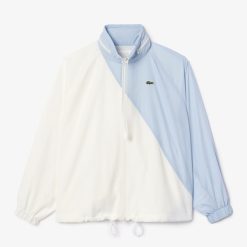 Manteaux & Vestes | LACOSTE Veste Survetement Oversize Color-Block En Nylon