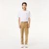 Pantalons & Shorts | LACOSTE Pantalon Chino Slim Fit En Coton Stretch