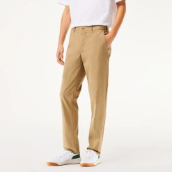 Pantalons & Shorts | LACOSTE Pantalon Chino Slim Fit En Coton Stretch