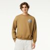 Sweatshirts | LACOSTE Sweatshirt Jogger Loose Fit En Coton Avec Badges