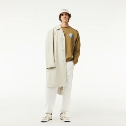 Sweatshirts | LACOSTE Sweatshirt Jogger Loose Fit En Coton Avec Badges