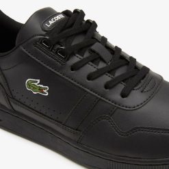 Chaussures | LACOSTE Sneakers T-Clip Junior Lacoste En Synthetique Avec Detail Colore