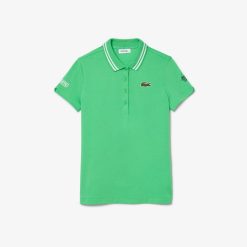 Vetements De Sport | LACOSTE Polo Tennis Slim Fit En Mini Pique Edition Mutua Madrid Open