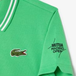 Vetements De Sport | LACOSTE Polo Tennis Slim Fit En Mini Pique Edition Mutua Madrid Open