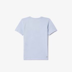 Vetements Garcon | LACOSTE T-Shirt Garcon Lacoste Sport En Coton Melange Respirant Uni