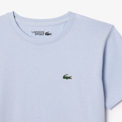 Vetements Garcon | LACOSTE T-Shirt Garcon Lacoste Sport En Coton Melange Respirant Uni