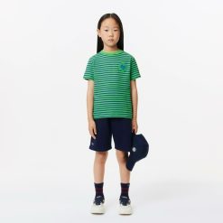 Vetements Fille | LACOSTE T-Shirt Tennis Ultra-Dry Sport Edition Roland Garros