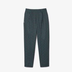 Vetements De Sport | LACOSTE Pantalon Golf 7/8 Stretch Avec Taille Elastiquee