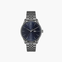 Montres | LACOSTE Montre Homme 3 Aiguilles Vienna En Acier Noir Lacoste