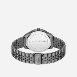 Montres | LACOSTE Montre Homme 3 Aiguilles Vienna En Acier Noir Lacoste