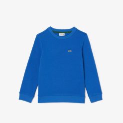 Vetements Fille | LACOSTE Sweatshirt Enfant Lacoste En Molleton De Coton Biologique