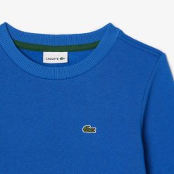 Vetements Fille | LACOSTE Sweatshirt Enfant Lacoste En Molleton De Coton Biologique