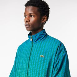 Survetements | LACOSTE Veste Sportsuit Avec Imprime Monogramme Et Effet Degrade