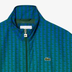 Survetements | LACOSTE Veste Sportsuit Avec Imprime Monogramme Et Effet Degrade