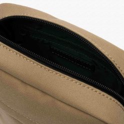 Sacs A Bandouliere | LACOSTE Sacoche Zippee Unie Lacoste Avec Poche Sur Le Devant