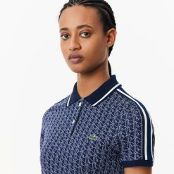 Robes & Jupes | LACOSTE Robe Slim Fit Monogramme En Jacquard