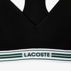 Sous-Vetements Et Vetements D'Interieur | LACOSTE Brassiere Rembourree Et Siglee En Jersey Stretch