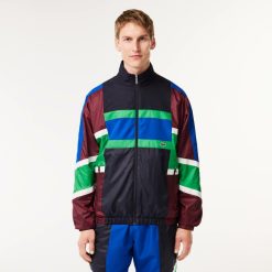 Survetements | LACOSTE Veste Zippee Sportsuit Color-Block Mix Matieres