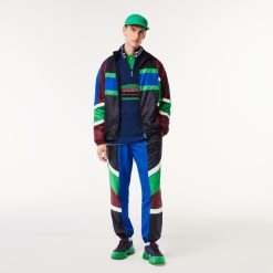 Survetements | LACOSTE Veste Zippee Sportsuit Color-Block Mix Matieres